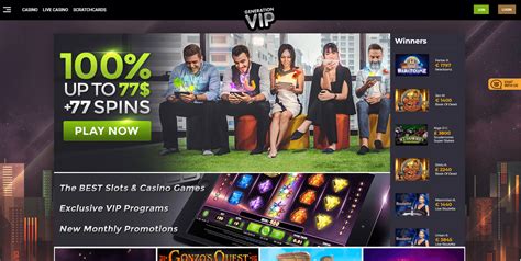 generation vip casino bonus codes